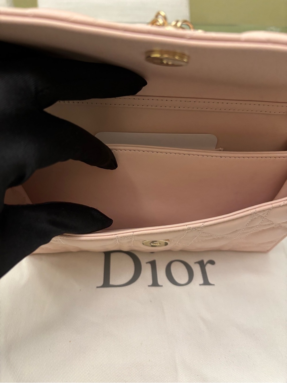 Authentic Brand New My Dior Mini Bag
Powder Pink Cannage Lambskin - Picture 15 of 16